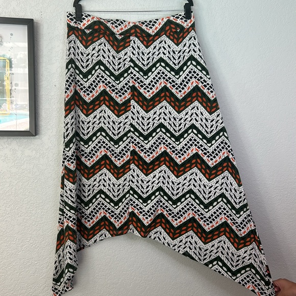 Jonathan Martin 2X plus size chevron pattern maxi skirt - Picture 10 of 12